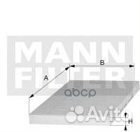Фильтр салона nissan qashqai 14- CU25003 mann-F