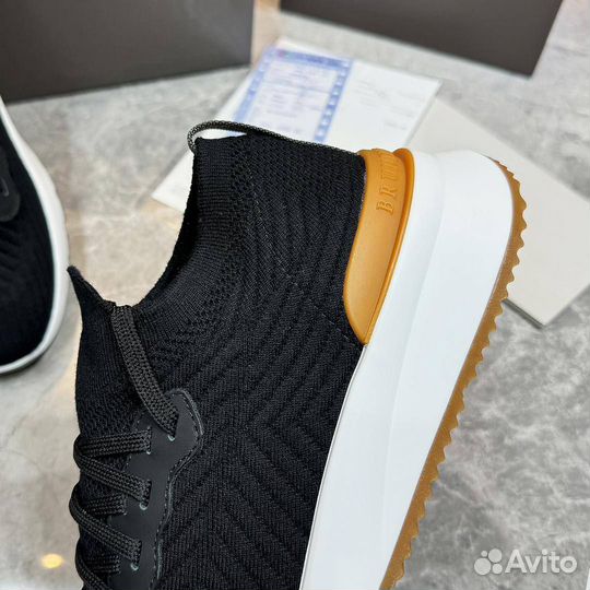 Мужские кроссовки Brunello Cucinelli черные