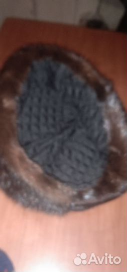 Шапка норковая женская