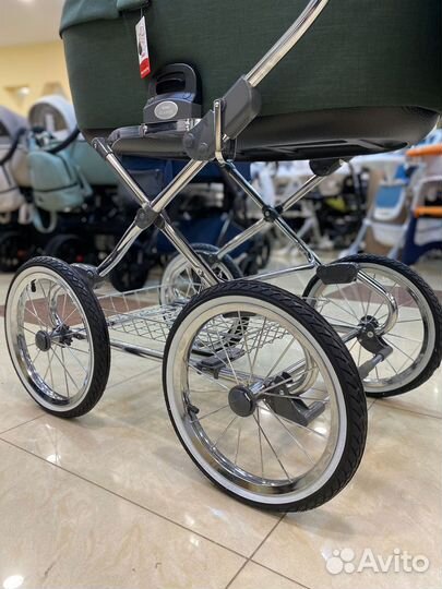 Roan Коляска 1 в1 Bass Next Classic Тем.Коричневый