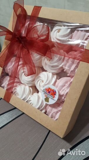 Зефир домашний натуральный, сладкий подарок