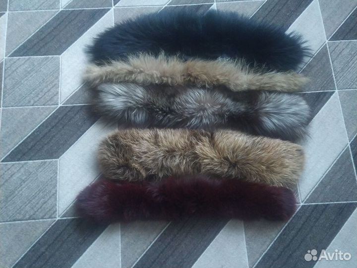 Меховая опушки. Воротники из натурального меха