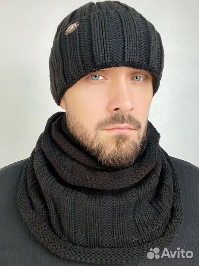 Шапка зимняя + хомут