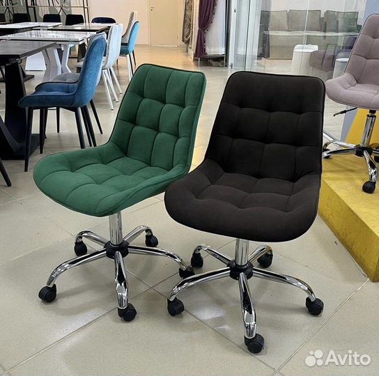 Компьютерное кресло велюр новое в наличии