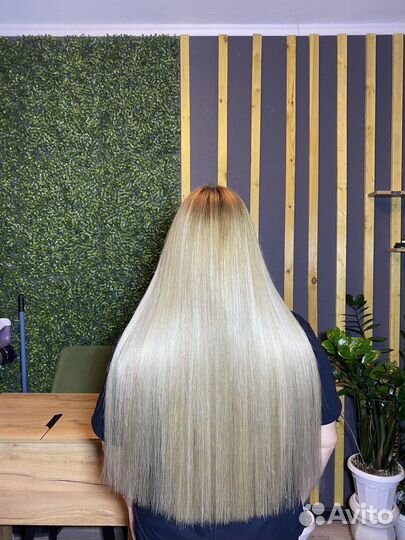 Наращивание биопротеиновых волос