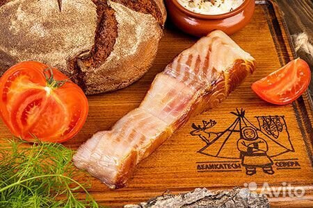 Полустейки лососевых рыб холодного копчения