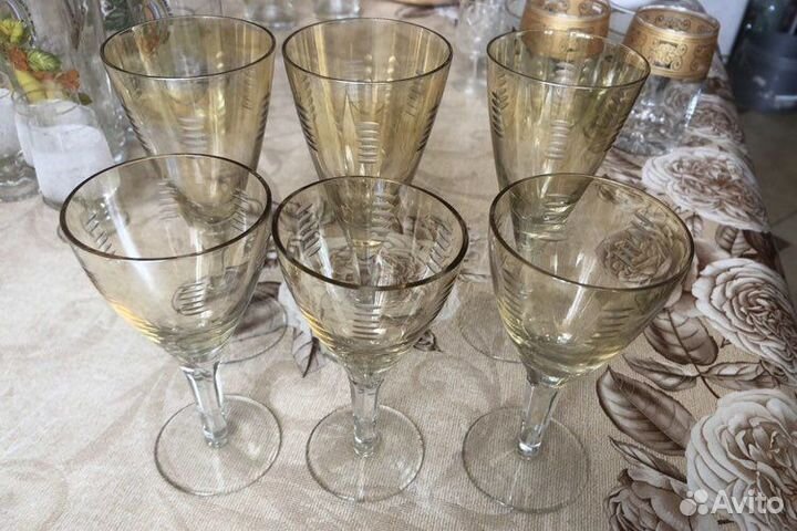 Фужеры и бокалы прошлых лет