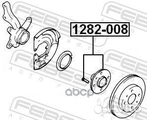 Ступица передняя (hyundai tucson 2004-2010) febest