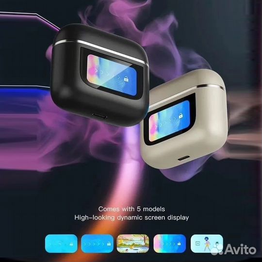 BT Гарнитура TWS tour PRO 2 вакуумные ANC Black