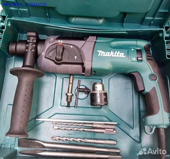 Мощный перфоратор Makita HR2470X15 (Арт.65680)