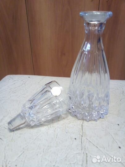 Графин с рюмкой богемия