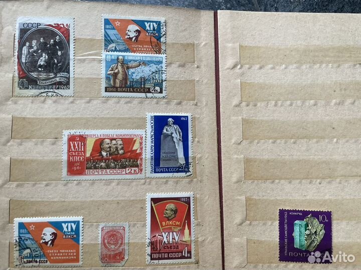 Альбом марки 1960, 1961, 1962 год