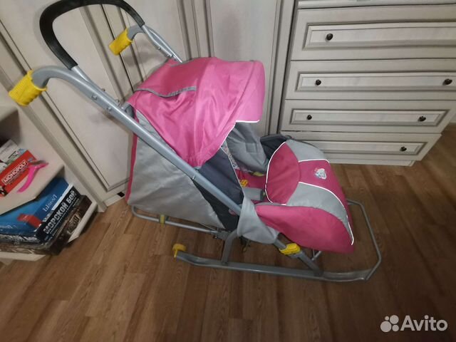 Детские санки коляска ника