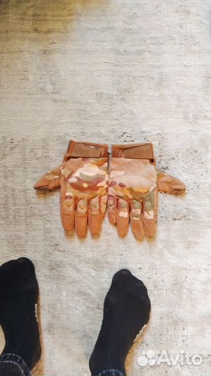 Тактические мужские перчатки сенсорные военные