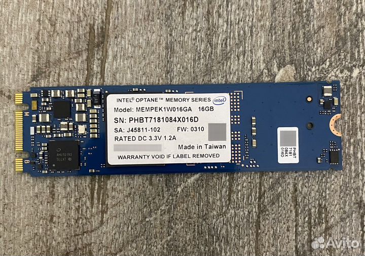Ssd Intel Optane 16 Гб