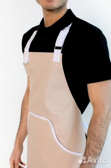 Китель поварской мужской черный оптом