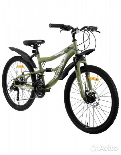 Горный подростковый новый велосипед двухподвесной
