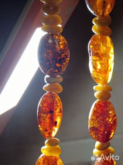 Янтарные бусы СССР