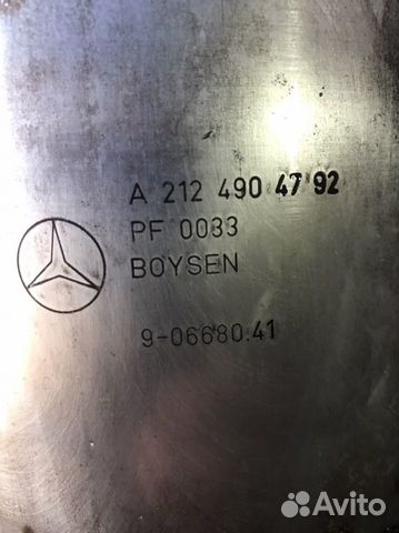 Сажевый фильтр Mercedes-benz