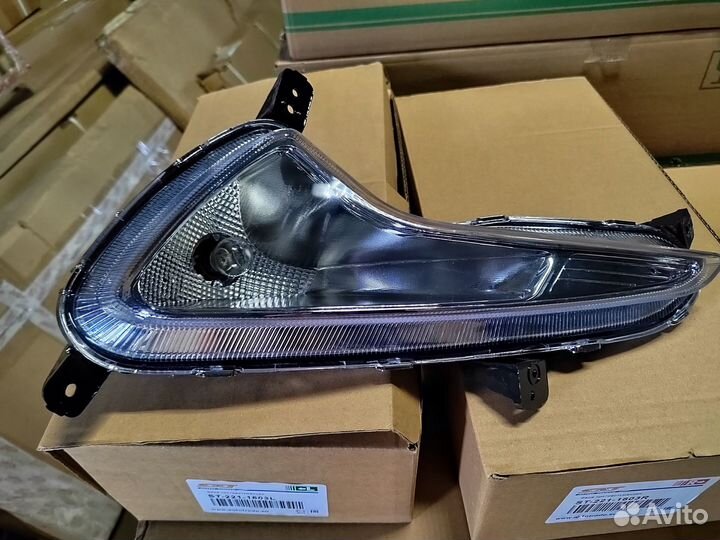 Противотуманные фары hyundai solaris 14-17 лев /пр