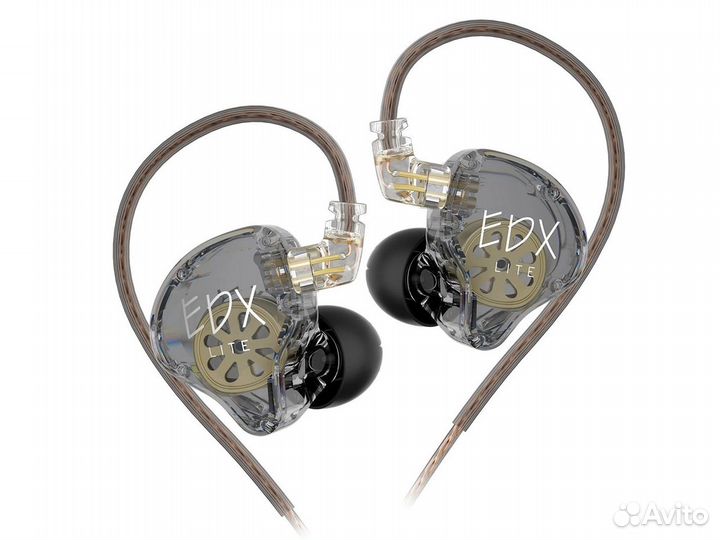 Наушники динамические, арматурные KZ-EDX Lite, KZ