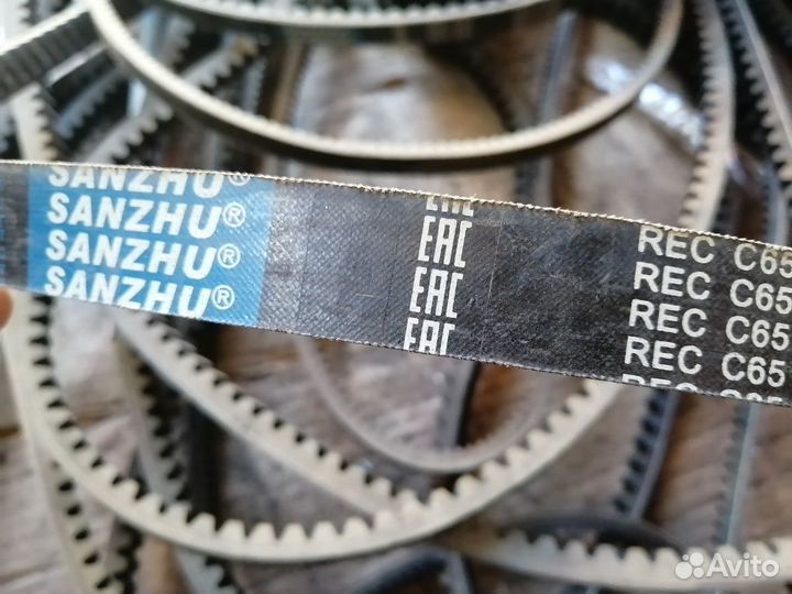 Ремни зубчатые sanzhu разные размеры