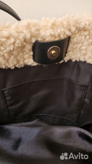 Zarina шоппер меховой