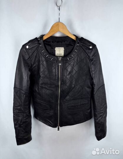 Pinko кожаная куртка 42IT. Оригинал