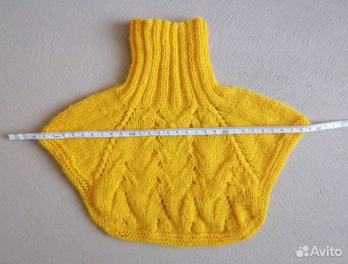 Новая очаровательная вязаная манишка, 2-3 года