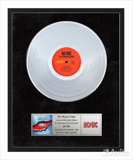 AC/DC The razors edge платиновый винил в рамке