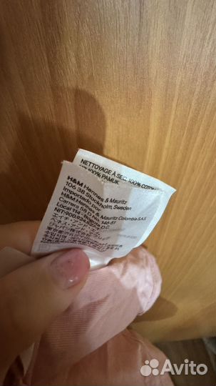 Платье детское hm, h&m, розовое