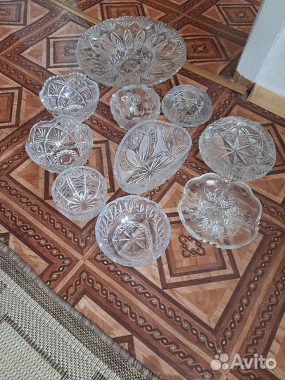 Хрустальная посуда СССР