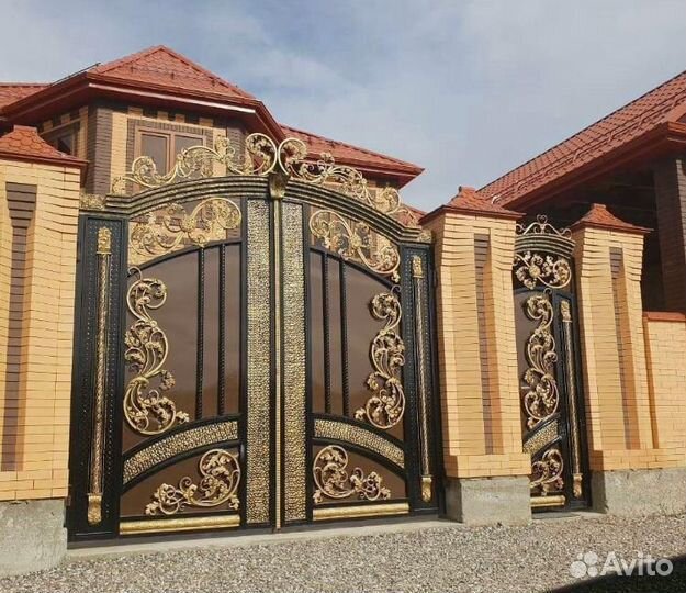 Ворота перила навесы