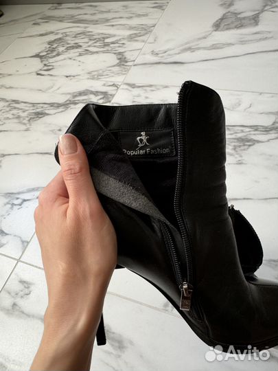 Ботильоны натуральная кожа 37