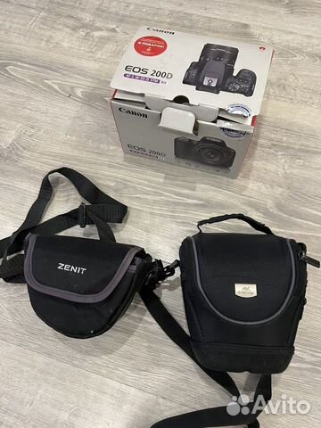 Фотоаппарат Canon EOS 200D + обьектив и сумка