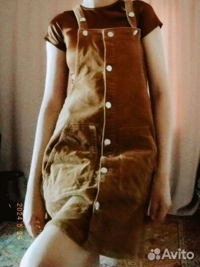 Вельветовый сарафан