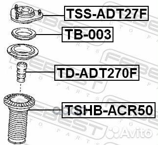 Опора амортизатора переднего febest TSS-ADT27F