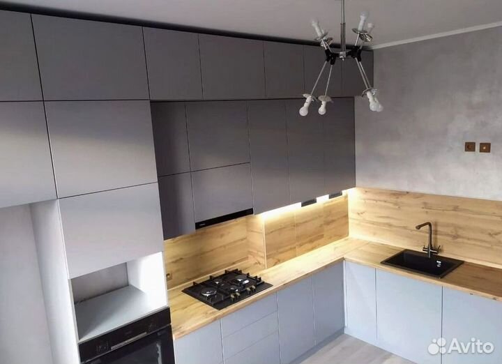 Современная кухня на заказ мдф фасады