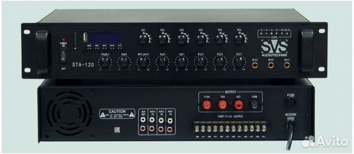 Микшер-усилитель SVS Audiotechnik STA-120
