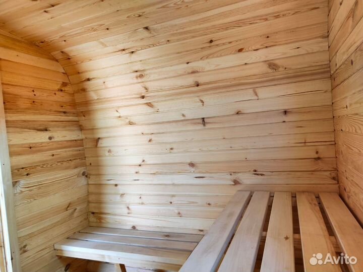 Баня бочка квадро