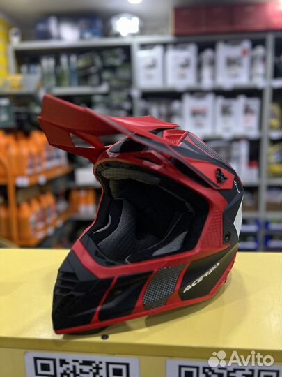 Мотошлем кроссовый Acerbis X-Track 22-06 Black/Red