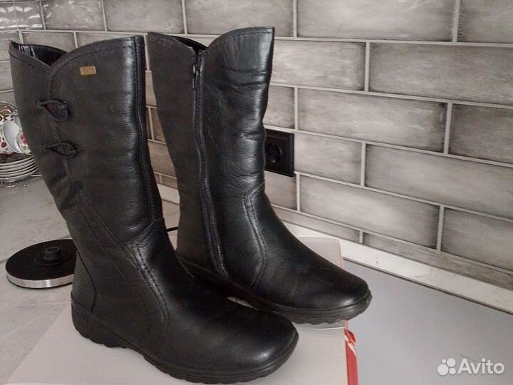 Сапоги женские натуральная кожа 38