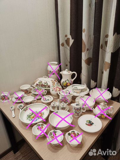 Набор посуды Аксинья Семикаракорская керамика