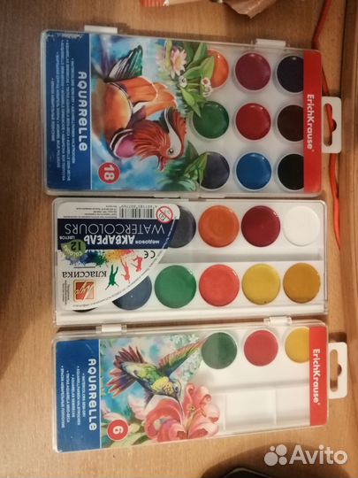 Пластилин, краски