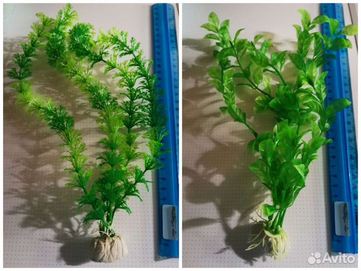 Водоросли искусственные, горшок в аквариум