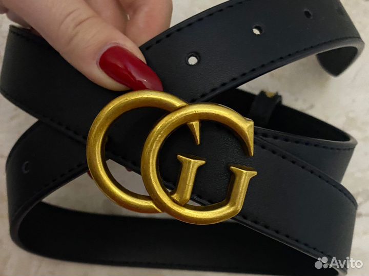 Ремень gucci ysl женский натуральная кожа