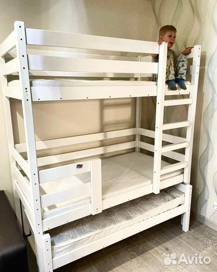 2ух- 3х ярустные выкатные деревянные кровати