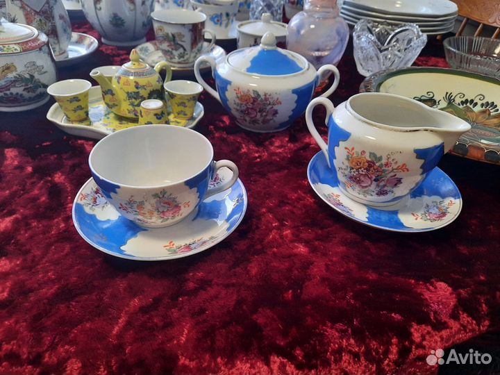 Старинный Колекционный фарфор СССР Гарднер Tonki