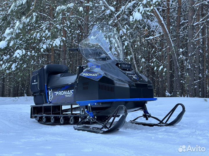 Снегоход promax yakut 500 2.0 4T 22 черно/синий