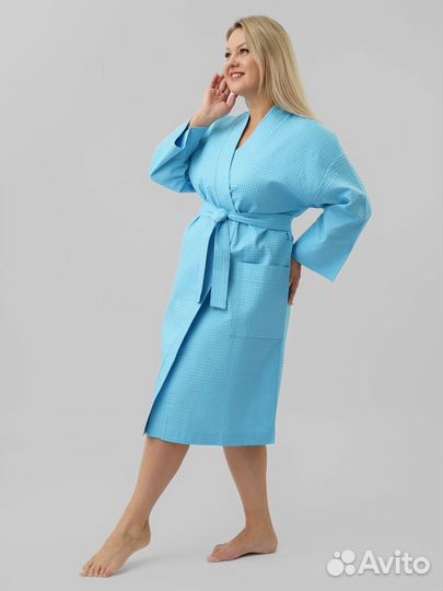 Халат банный вафельный Артикул 1405 - 1402